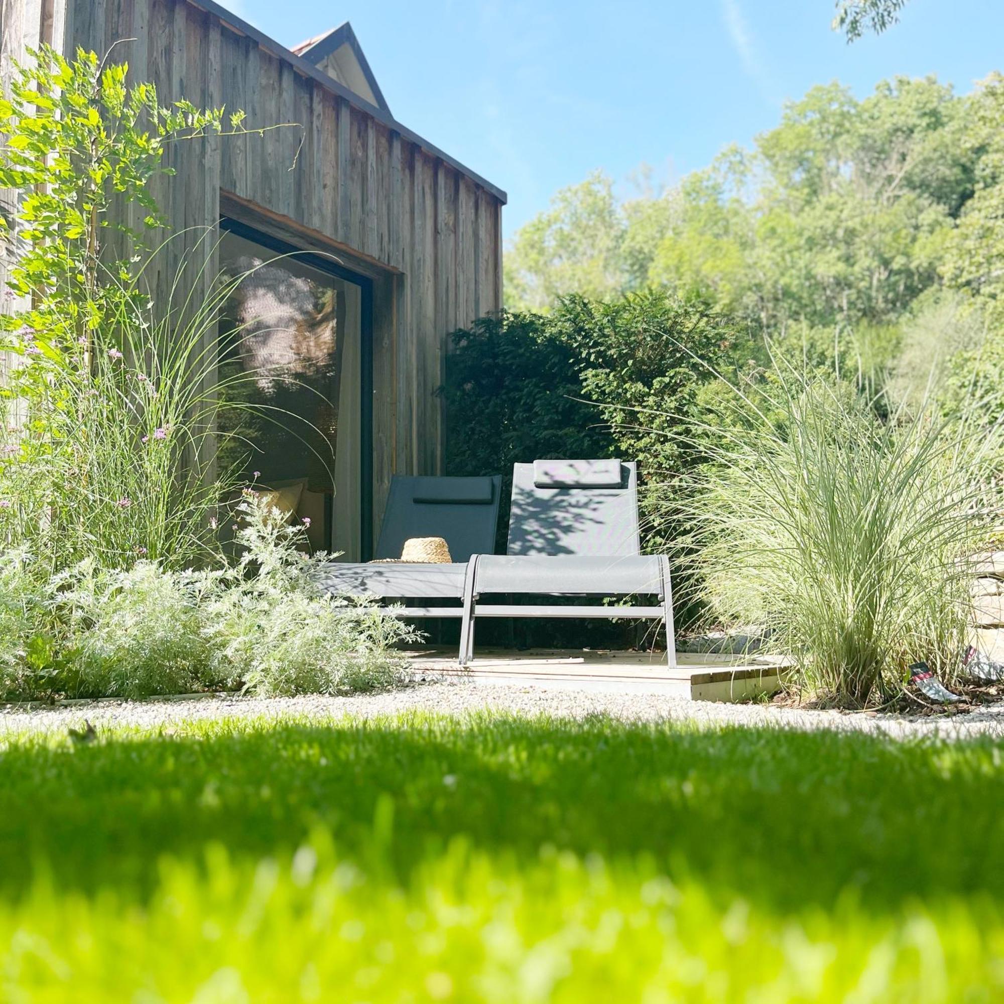 Tauberchalet I Boutique-Ferienhaus Mit Sauna, Whirlpool & Natur I 10Min Walk To Historic Old Town Rothenburg ob der Tauber Bagian luar foto